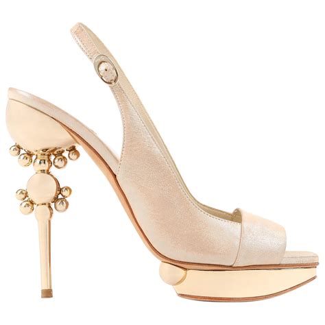 dior gold and white shoes|christian Dior heels price.